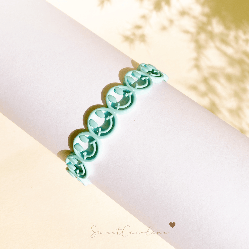 Pulsera Mint Happy Face - SweetCarolineJWL