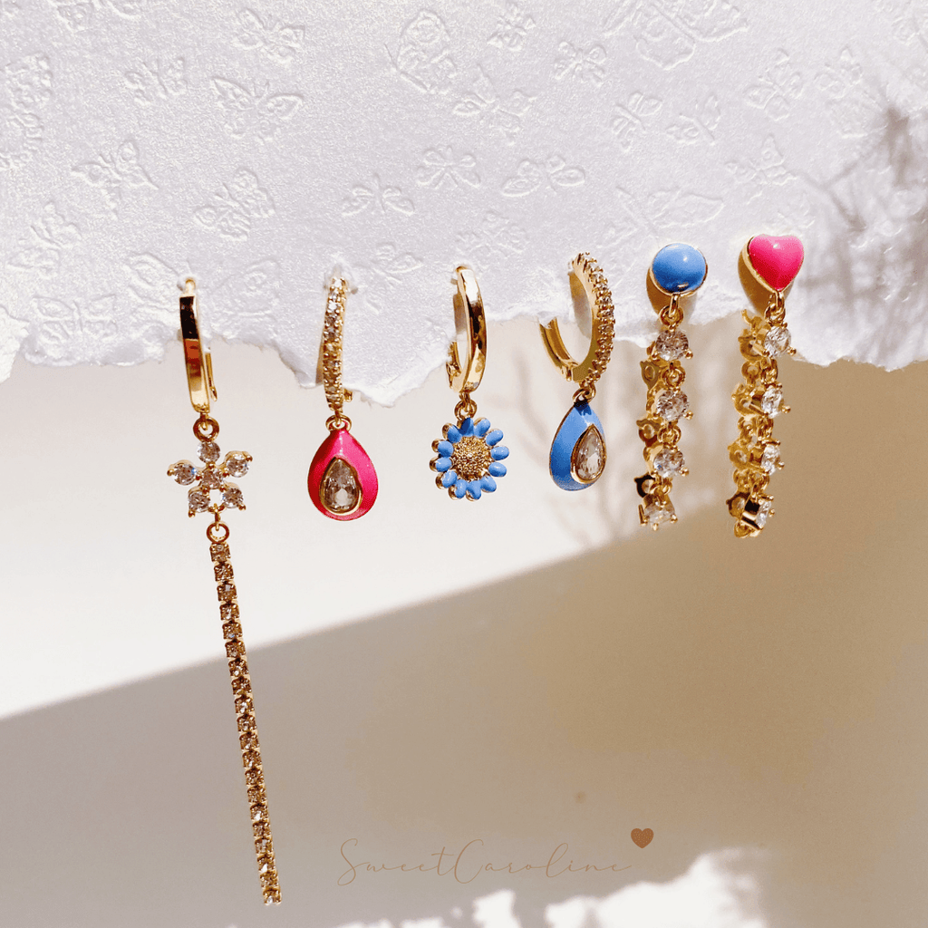 Set aretes Pink & Blue - SweetCarolineJWL