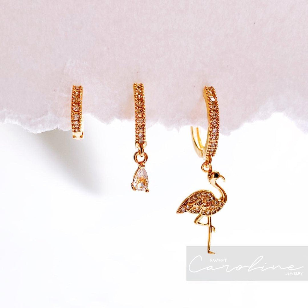 Set aretes Flamingo - SweetCarolineJWL