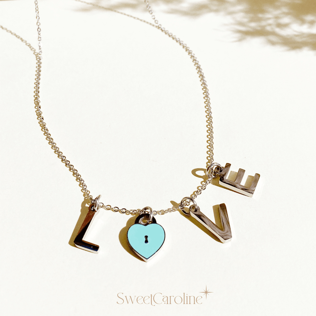 Collar LOVE Silver - SweetCarolineJWL