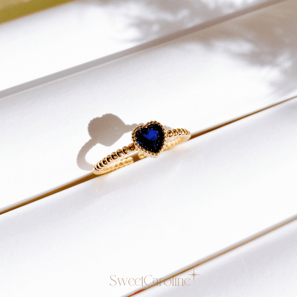 Marine Promise Ring - SweetCarolineJWL