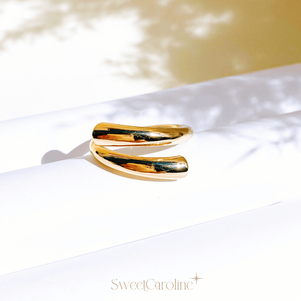 Anillo Gold Twist - SweetCarolineJWL
