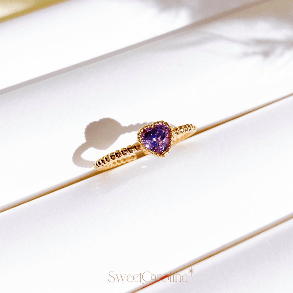 Lilac Promise Ring - SweetCarolineJWL