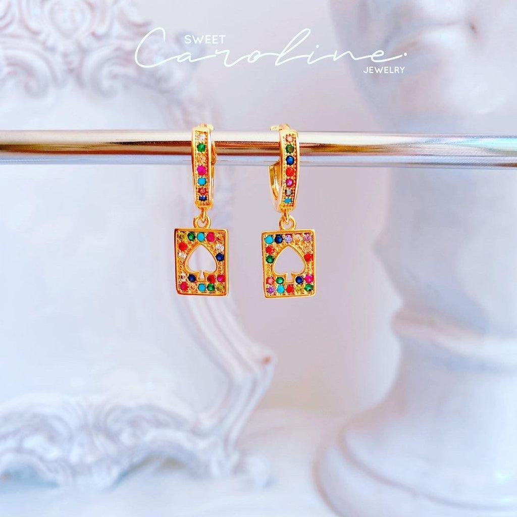 Aretes Color Naipes - SweetCarolineJWL