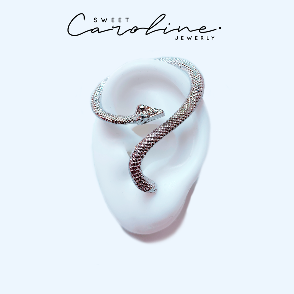 Earcuff Silver Snake - SweetCarolineJWL