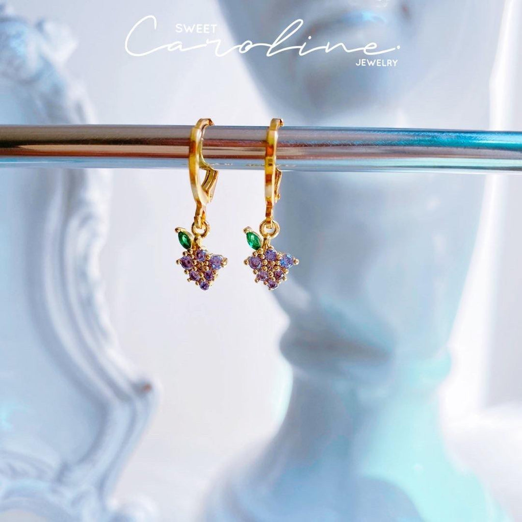 Aretes Uvas - SweetCarolineJWL