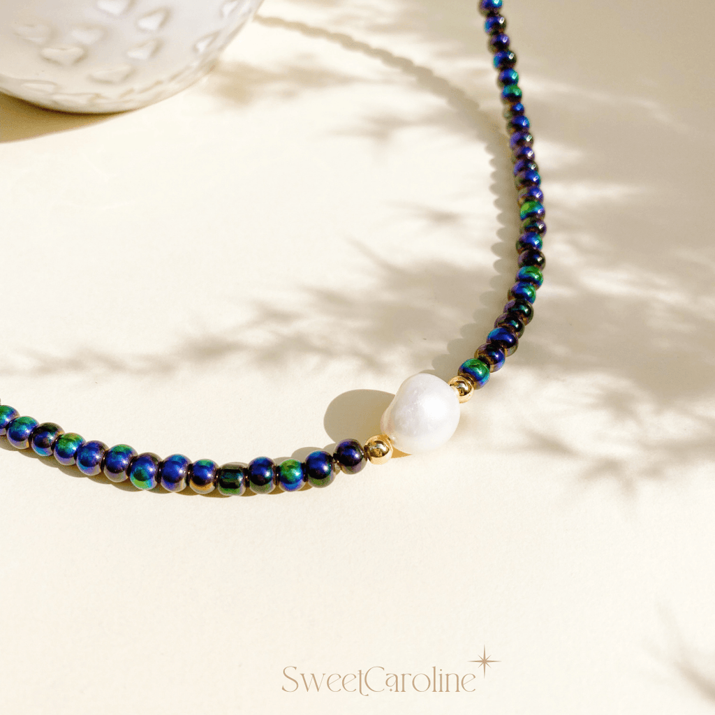 Collar Tornasol con Perla - SweetCarolineJWL