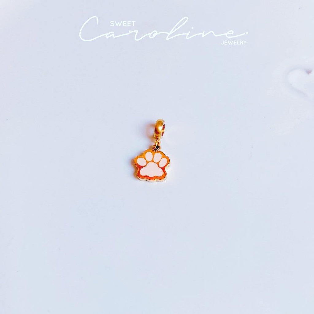 Mini Charm Gold Paw - SweetCarolineJWL