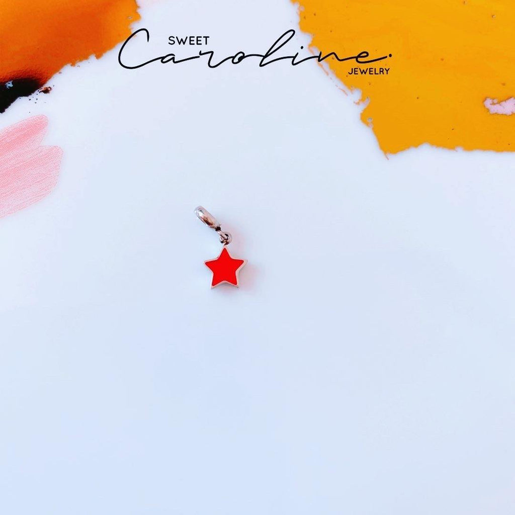 Mini charm Red Star - SweetCarolineJWL